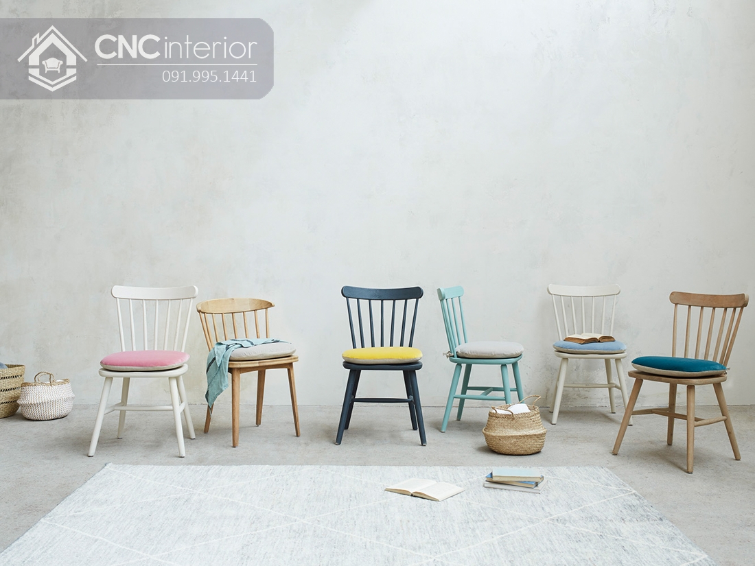 bộ bàn ghế ăn phong cách Eco CNC 53