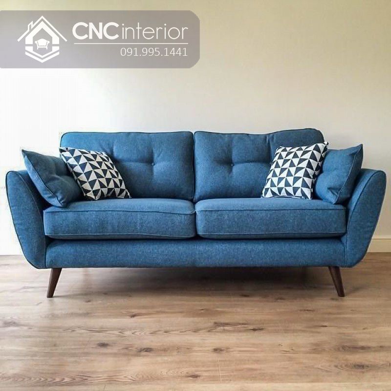 Sofa bọc nỉ hiện đại cho chung cư nhỏ CNC 06