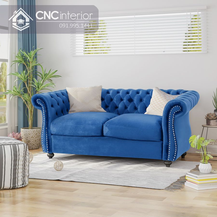 Sofa mini phong cách tân cổ điển cho nhà nhỏ CNC 12 2