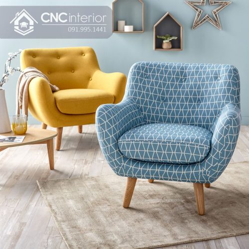 Ghế sofa nhỏ CNC 15