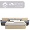 Giường ngủ đẹp CNC 09