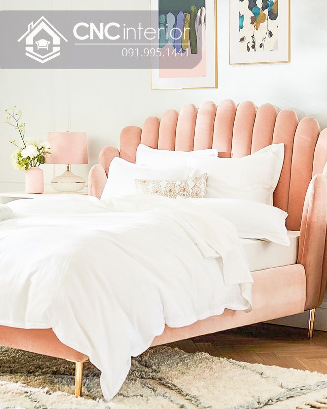 Giường ngủ phong cách tân cổ điển đẹp CNC 11