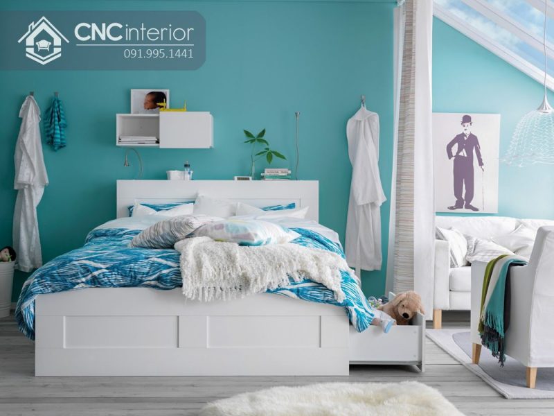 Giường ngủ đẹp CNC 48