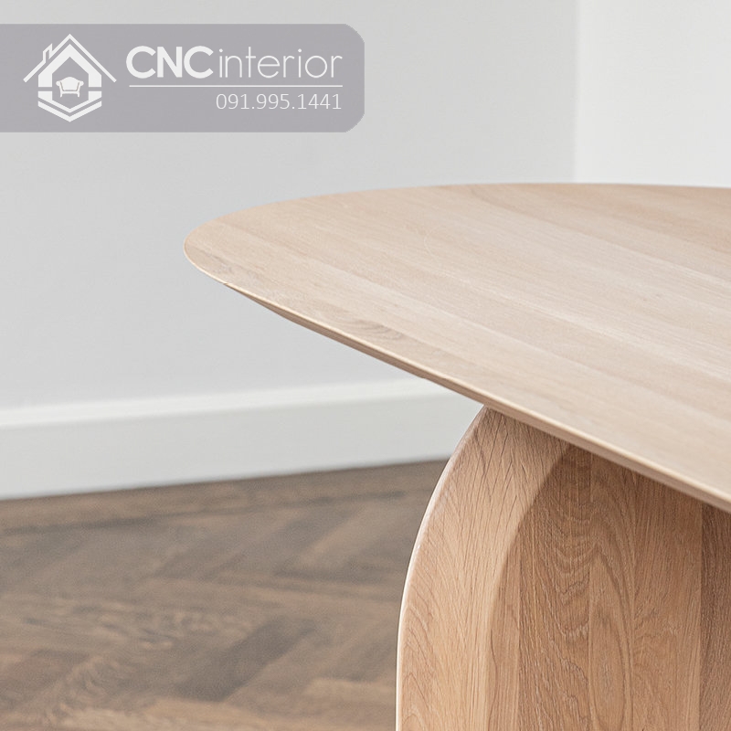 Bộ bàn ăn gỗ ấn tượng CNC 60