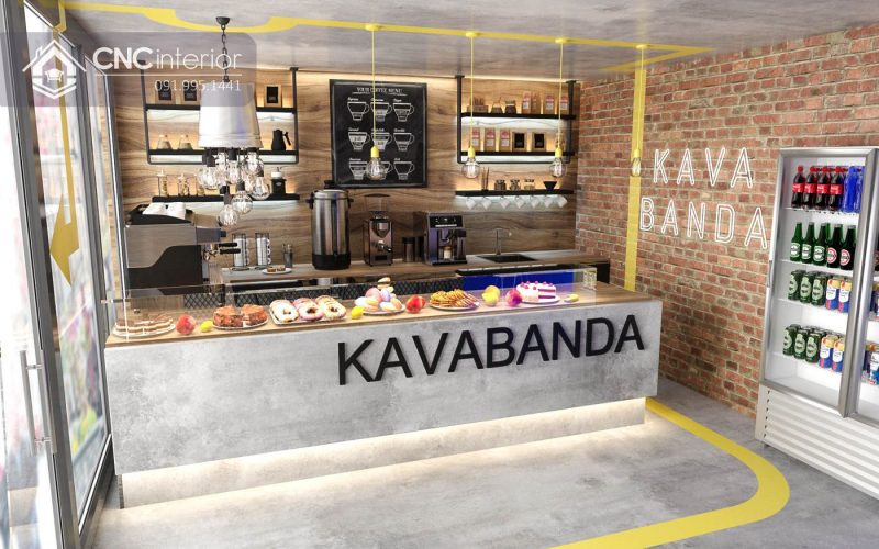 Nội thất CNC - Công trình quán cafe Kavabanda Coffee Quận 3
