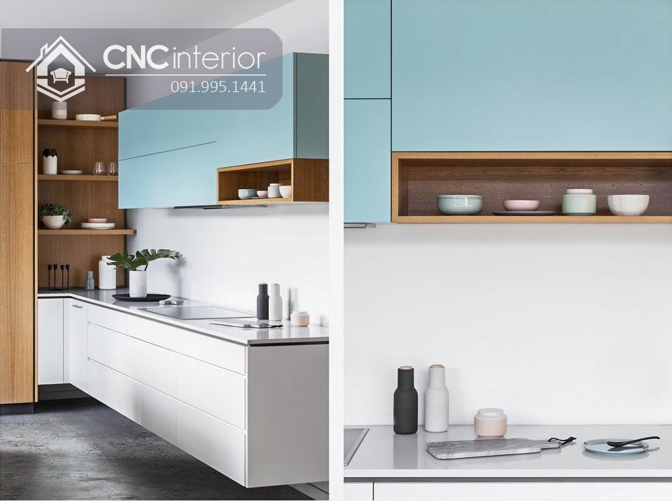 Tủ bếp đẹp phong cách hiện đại CNC 52 4