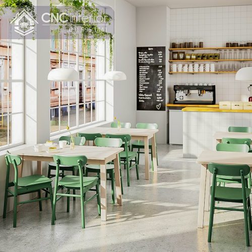 Bàn ghế cafe CNC 18