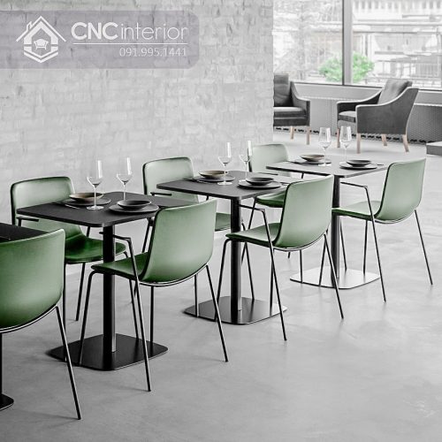 Bàn ghế cafe CNC 36