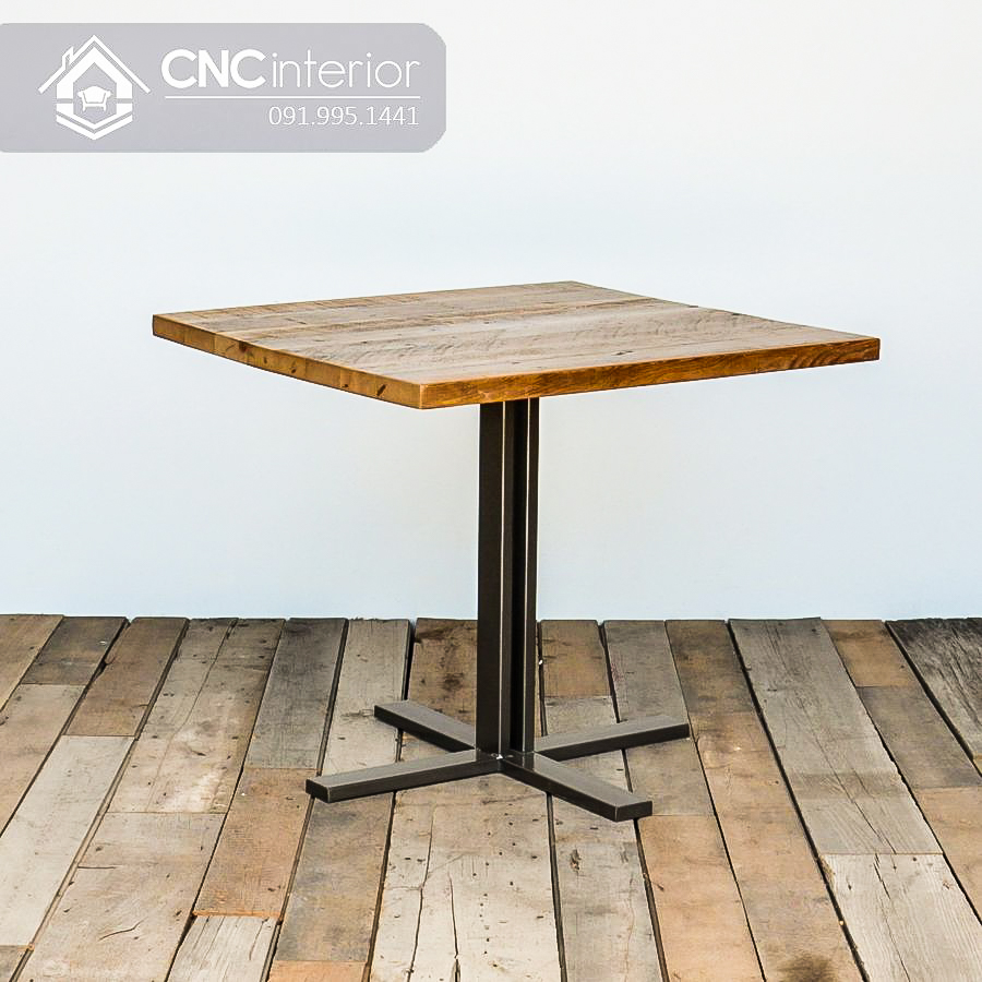 Bàn ghế cafe gỗ ghép CNC 68 1