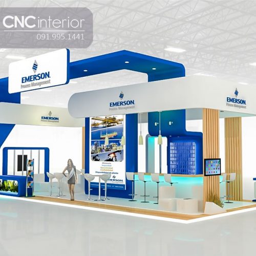 Booth quảng cáo CNC giá cả tương xứng với chất lượng.