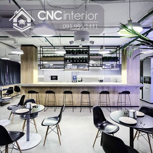 Nội thất CNC - Công trình nhà hàng - nhà ăn công ty DLG Biên Hòa