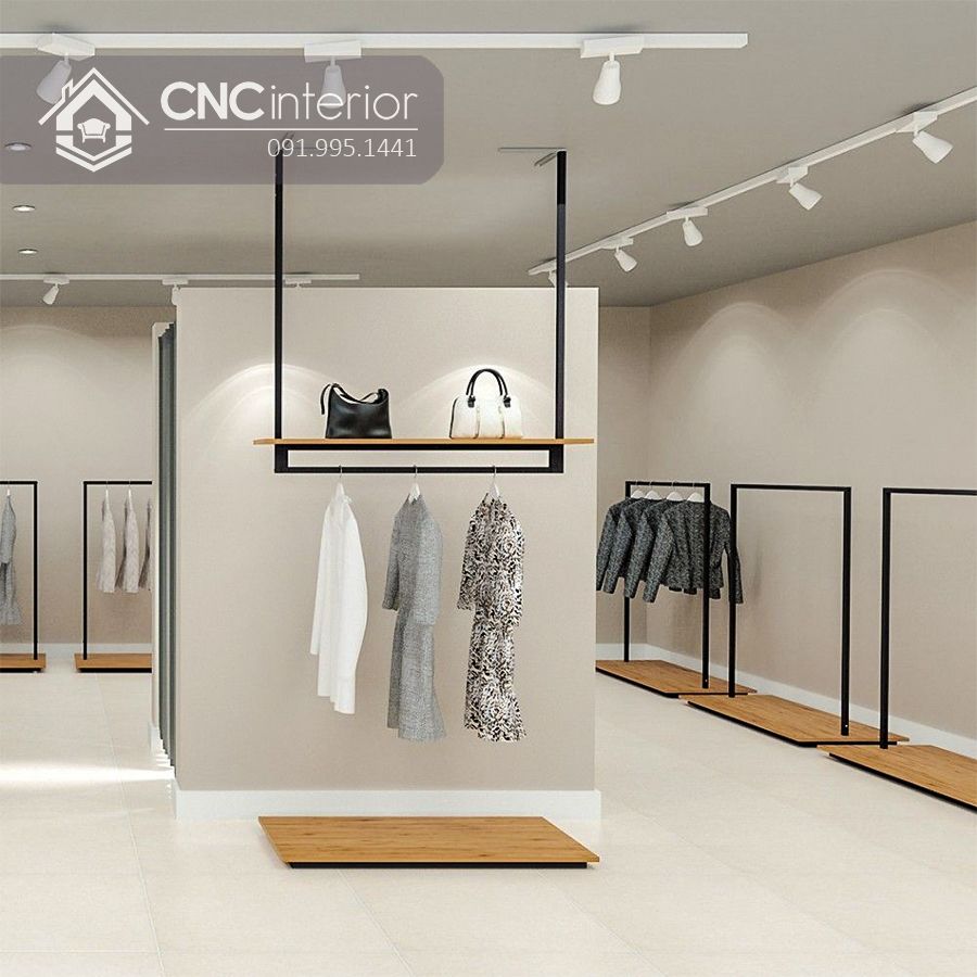 Giá treo quần áo shop thời trang CNC 33 2