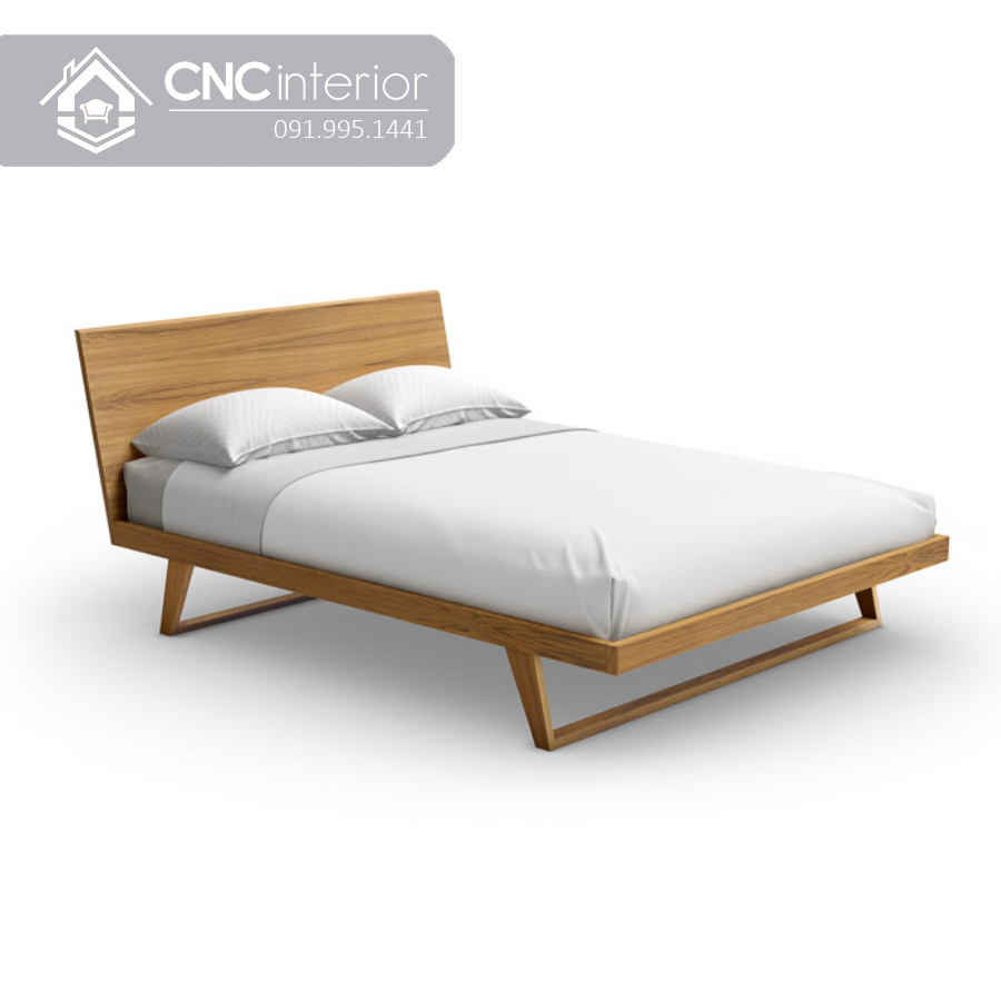Mẫu giường khách sạn đơn giản CNC 07
