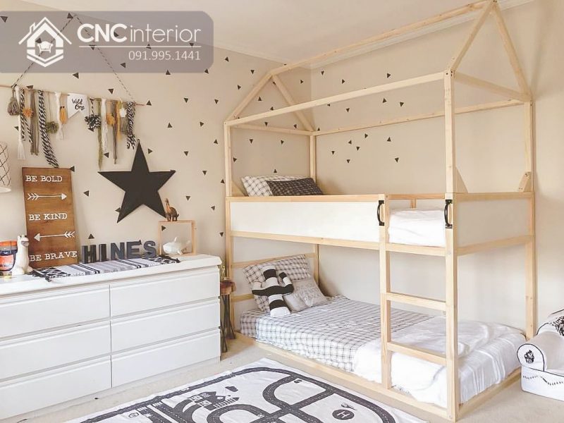 Giường tầng trẻ em CNC 25