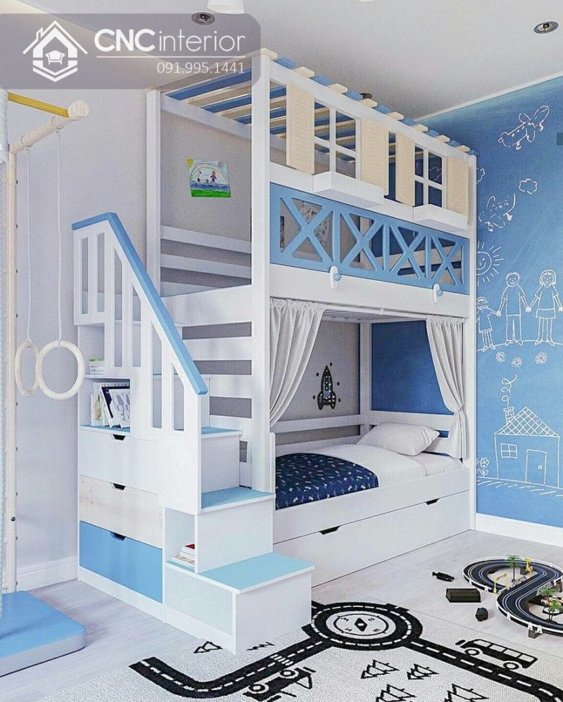 Giường tầng trẻ em CNC 32