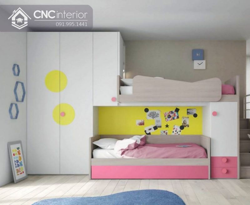 Giường tầng trẻ em CNC 34