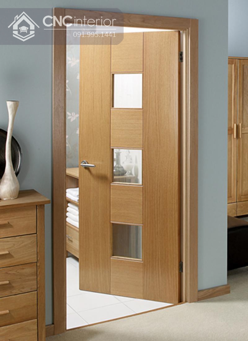 mẫu cửa phòng ngủ bằng gỗ đẹp 13