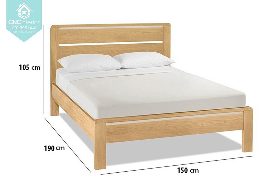 Kích thước giường ngủ đôi 2