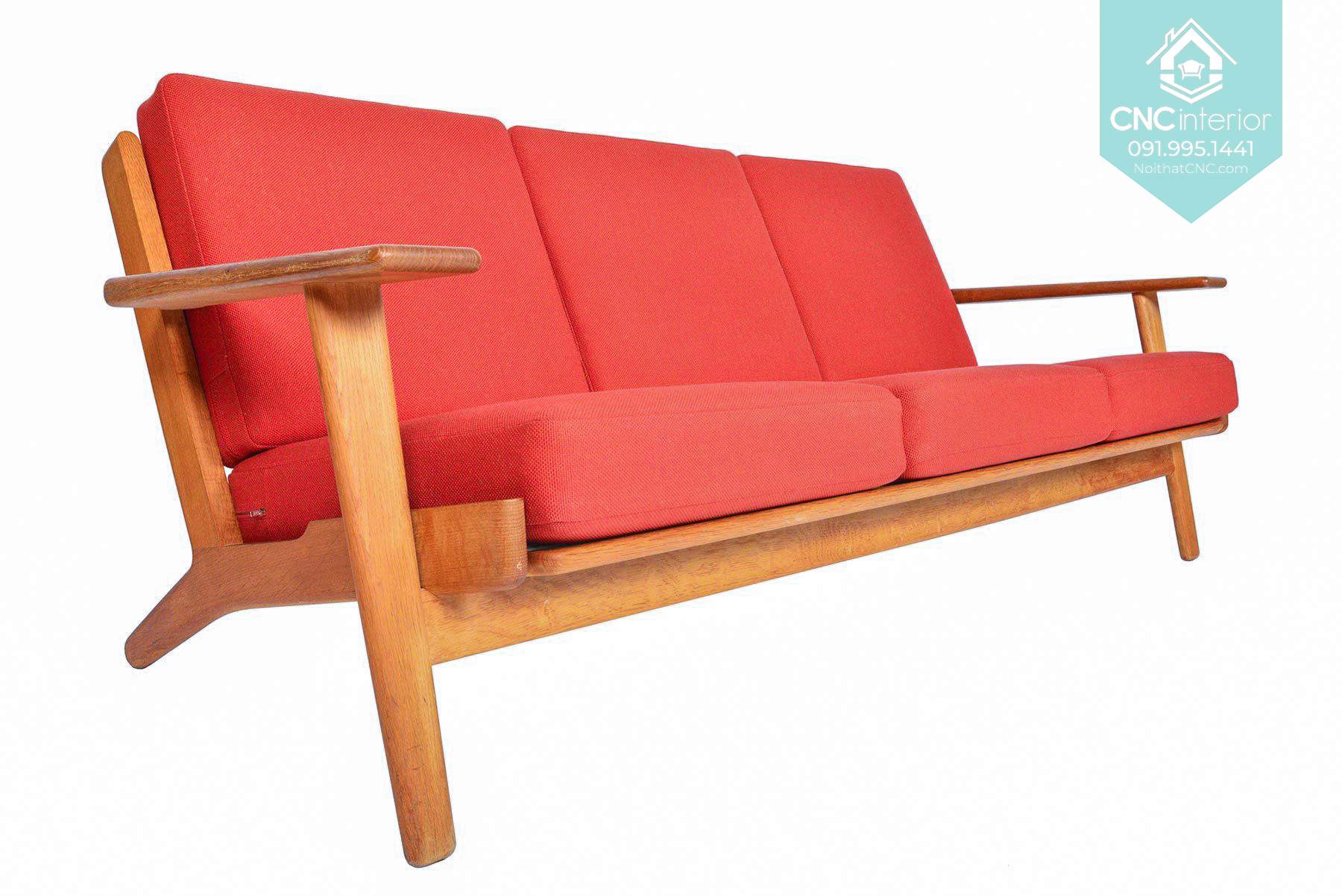 Ghế sofa Plank băng 3 CNC 62 5
