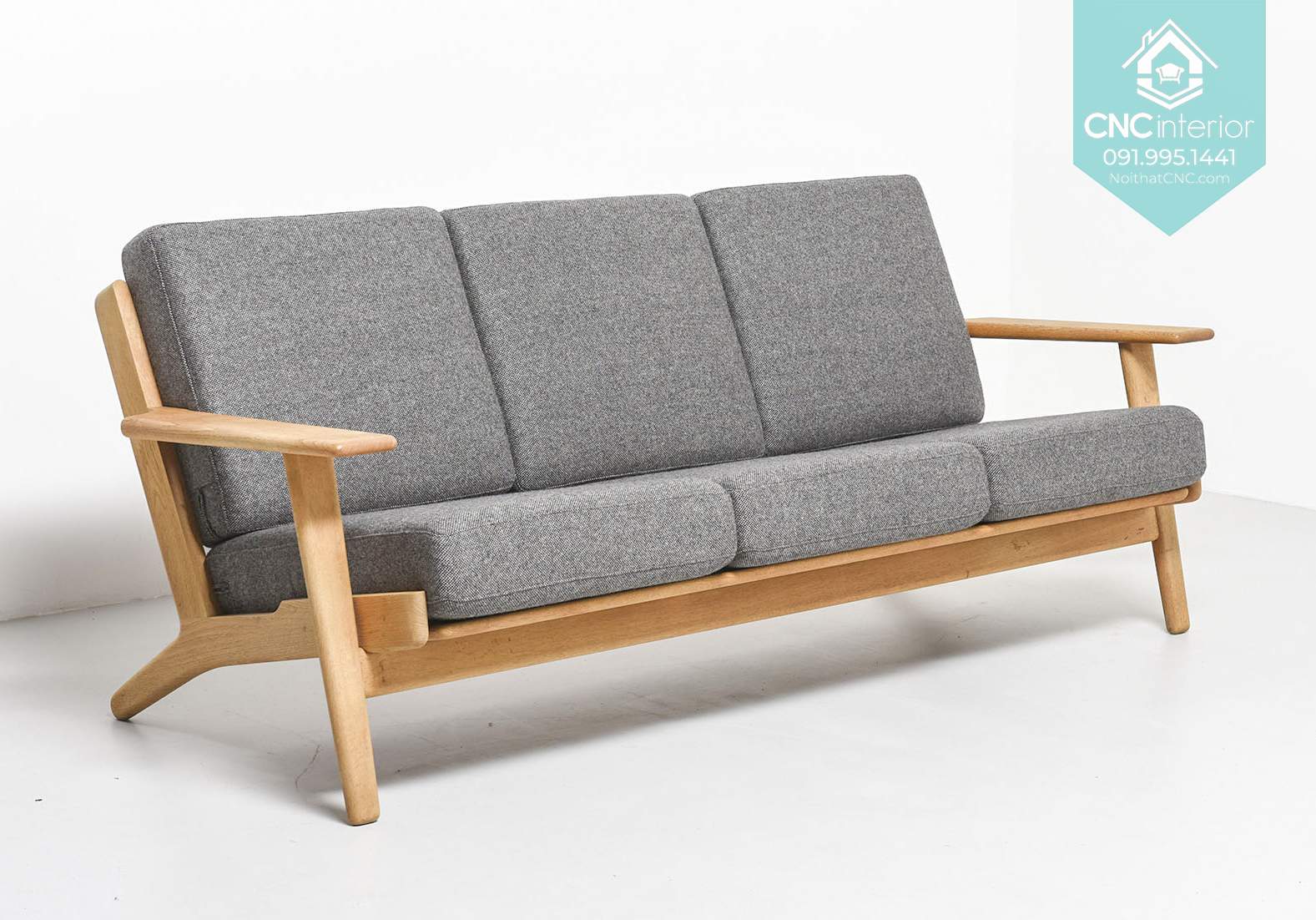 Ghế sofa Plank băng 3 CNC 62 7