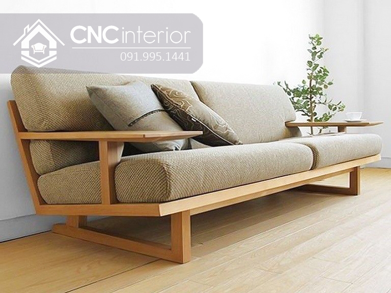 Ghế sofa gỗ tự nhiên đẹp hiện đại CNC 20 2