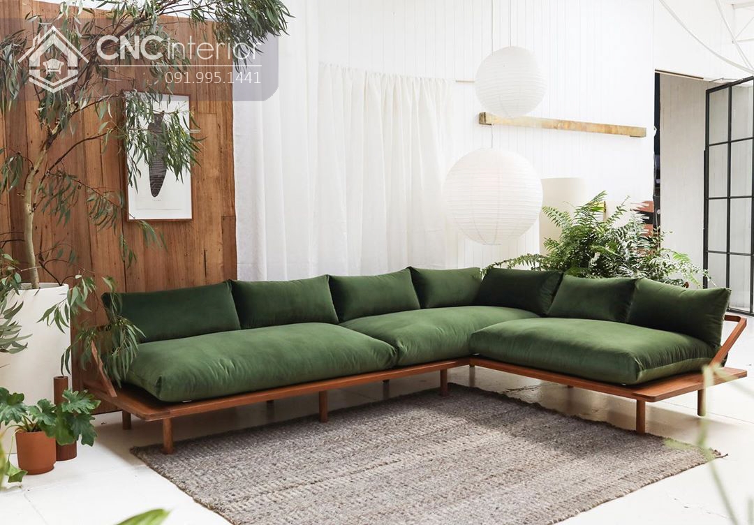 Sofa gỗ đẹp hiện đại trẻ trung CNC 29 1